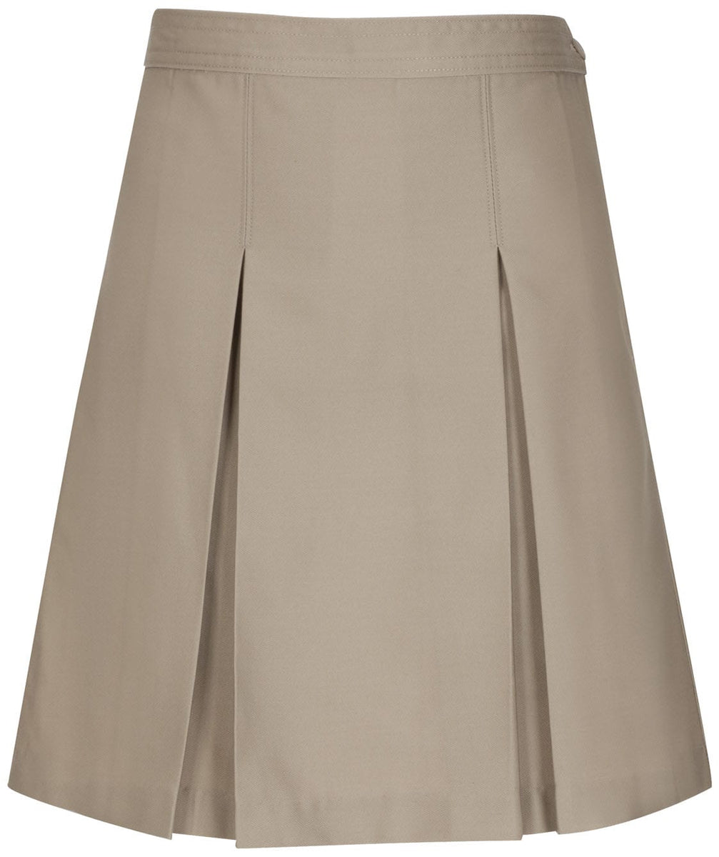 Kick Pleat Skirt Inwood Middle Khaki – Lu-Del's Uniforms
