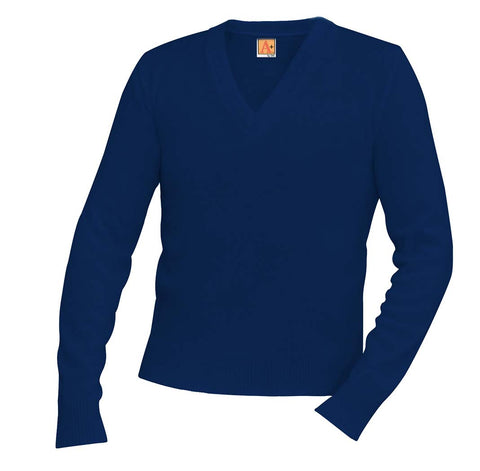 Navy V-Neck Cardigan