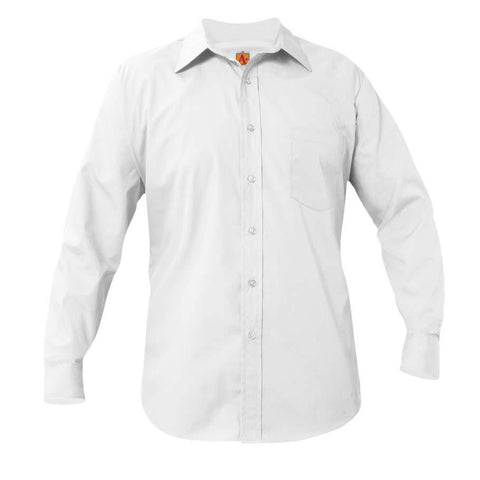 Boys Long Sleeve Dress Shirt White