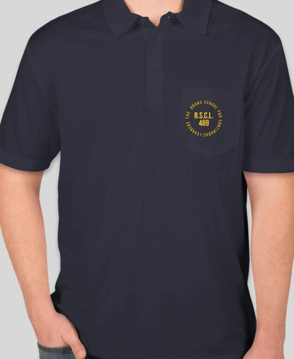 【N!ce】 polo shirt（NAVY）L CODE-ZERO Polo Shirt Men Coastal Navy Blue XXL | CODE-ZERO