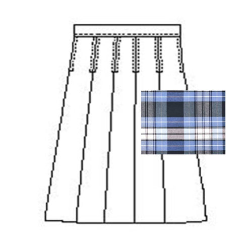 Knife Pleat Skirt - Plaid #76