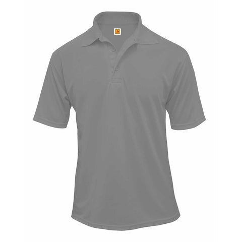 Short Sleeve Polo Shirt - World View - Grey