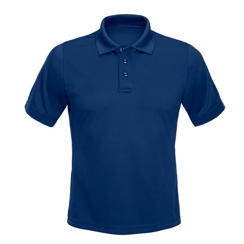 Esperanza Short Sleeve Polo Shirt - Navy w/ Printed School Logo