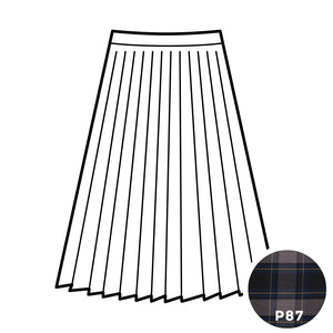 Knife Pleat Skirt - Plaid #87