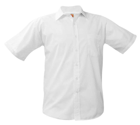 Boys Short Sleeve Dress Shirt White