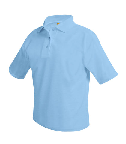 Short Sleeve Polo Shirt Powder Blue