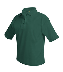 Sacred Heart Short Sleeve Polo Shirt Green