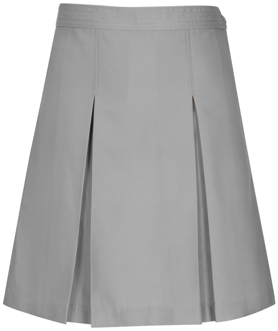 Kick Pleat Skirt - Amani - Gray – Lu-Del's Uniforms