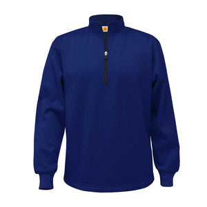 Performance Fleece Quarter-Zip Pullover- Navy - With School Logo